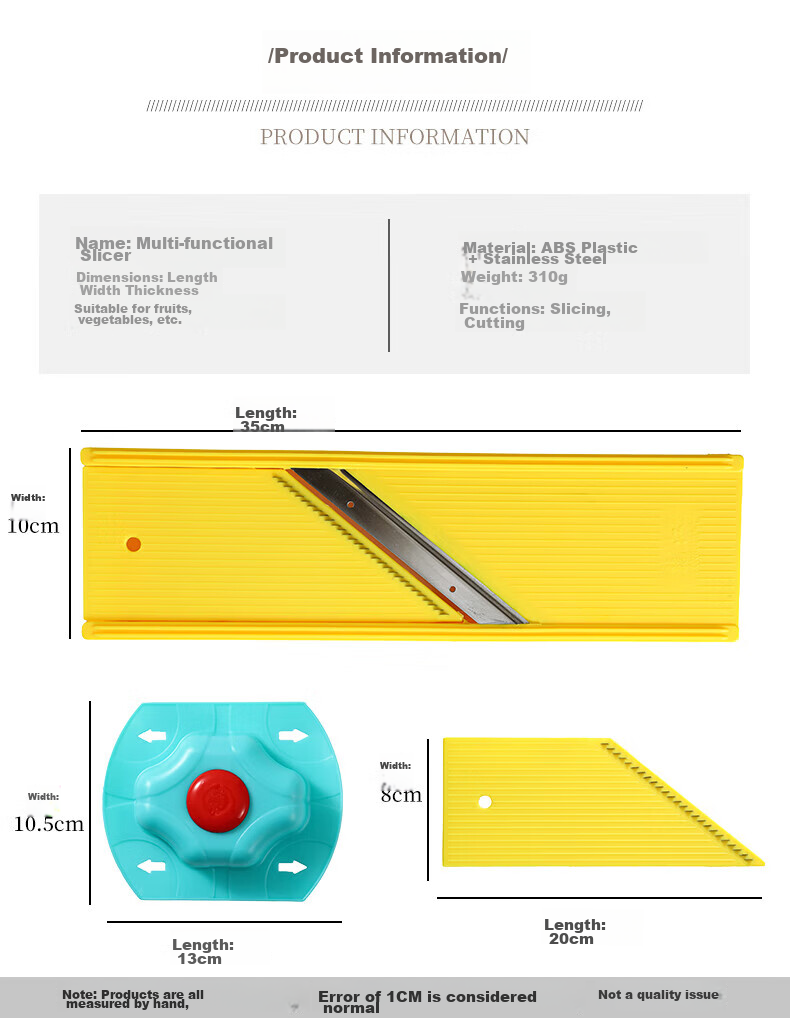 Maomiyoupin Potato Slicer, Vegetable Cutter, Kitchen Multi-Functional Food Processor, Shredding Tool, Commercial-Grade Shredder, Same As Longjiang Brand 5