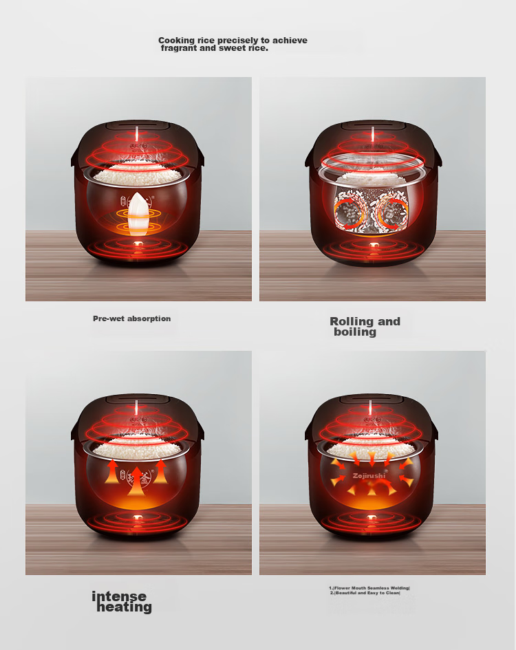 SUPOR ZMD Assured Series Smart Rice Cooker, 5L Capacity, Spherical Inner Pot, Multifunctional Intelligent Reservation for 3-8 People, Micro-Pressure, Champagne Gold Color, CXFB50FC59-75 16