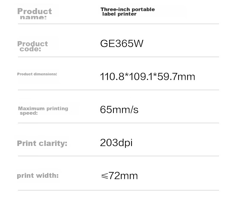 Deli GE382W High-Speed Express Printer, E-Commerce Single-Sheet Thermal Printing, 80mm Warehouse Logistics Commercial Office Adhesive Barcode Label Printer, Bluetooth Versio 24