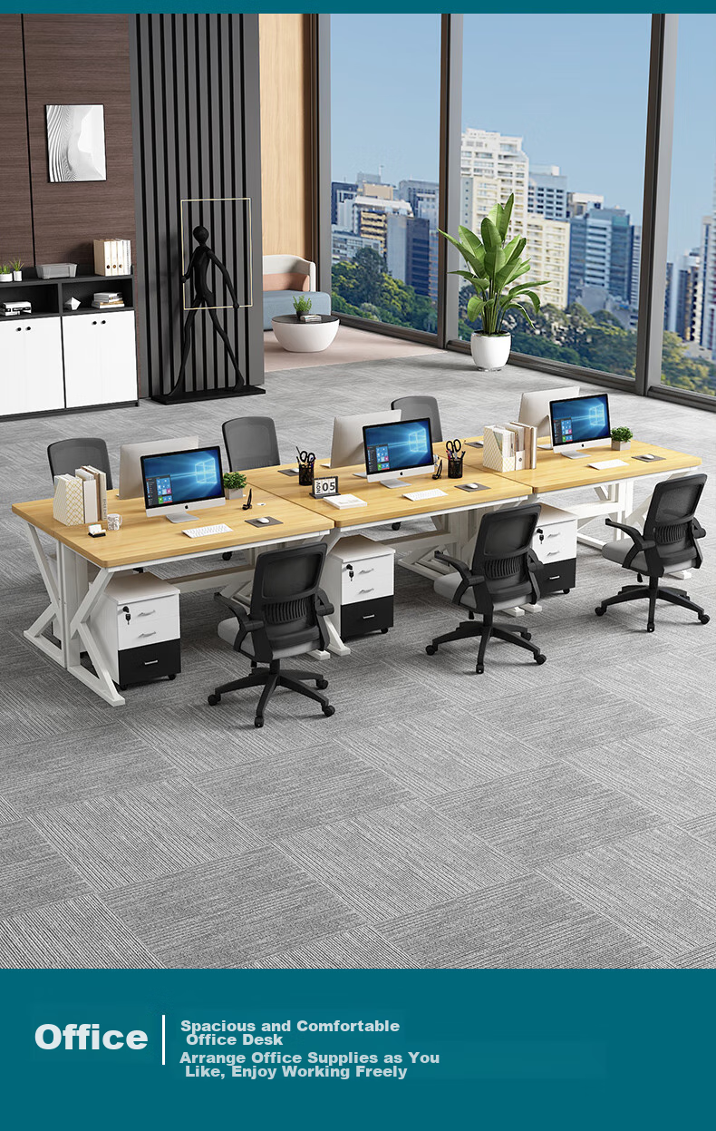 Yameile Gaming Desk, Thickened Solid Wood Core Computer Desk, Office Desk, Study Desk, Simple Writing Workstatio 16