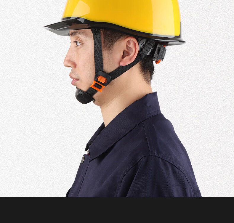 Geermu Safety Helmet for Construction Site GM768 White Worker Safety Hard Hat Abs Breathable Customizable with Printed Text 5