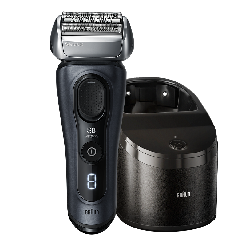 BRAUN Flagship Series 8 Pro Smart Care Center Electric Shaver, Fully Imported from Germany, Reciprocating Shaver for Beard Trimming, Birthday Gift for Husband, Mid-Autumn Festival Present