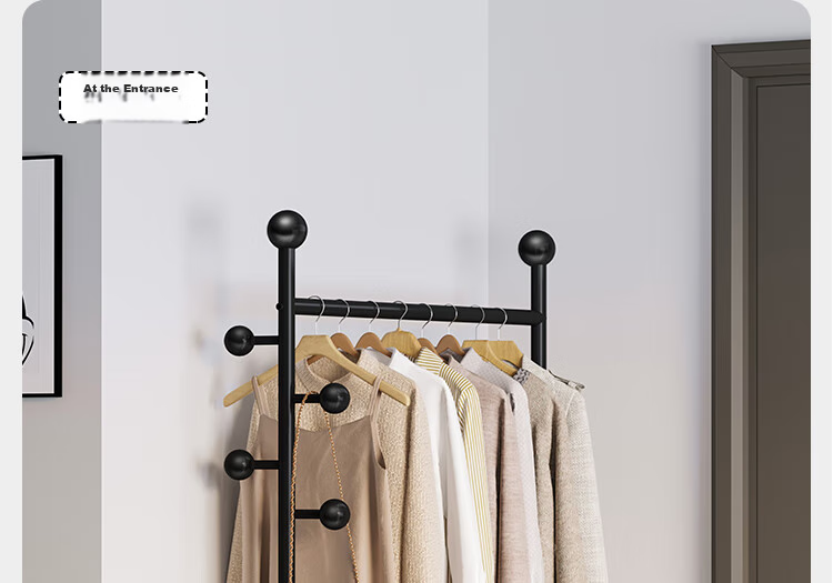 Yicainianhua Coat Rack, Floor-Standing Clothes And Hat Stand, Multifunctional Hanger, Bedroom Storage Rack, Clothes Drying Rack (Miqi) 2383 24