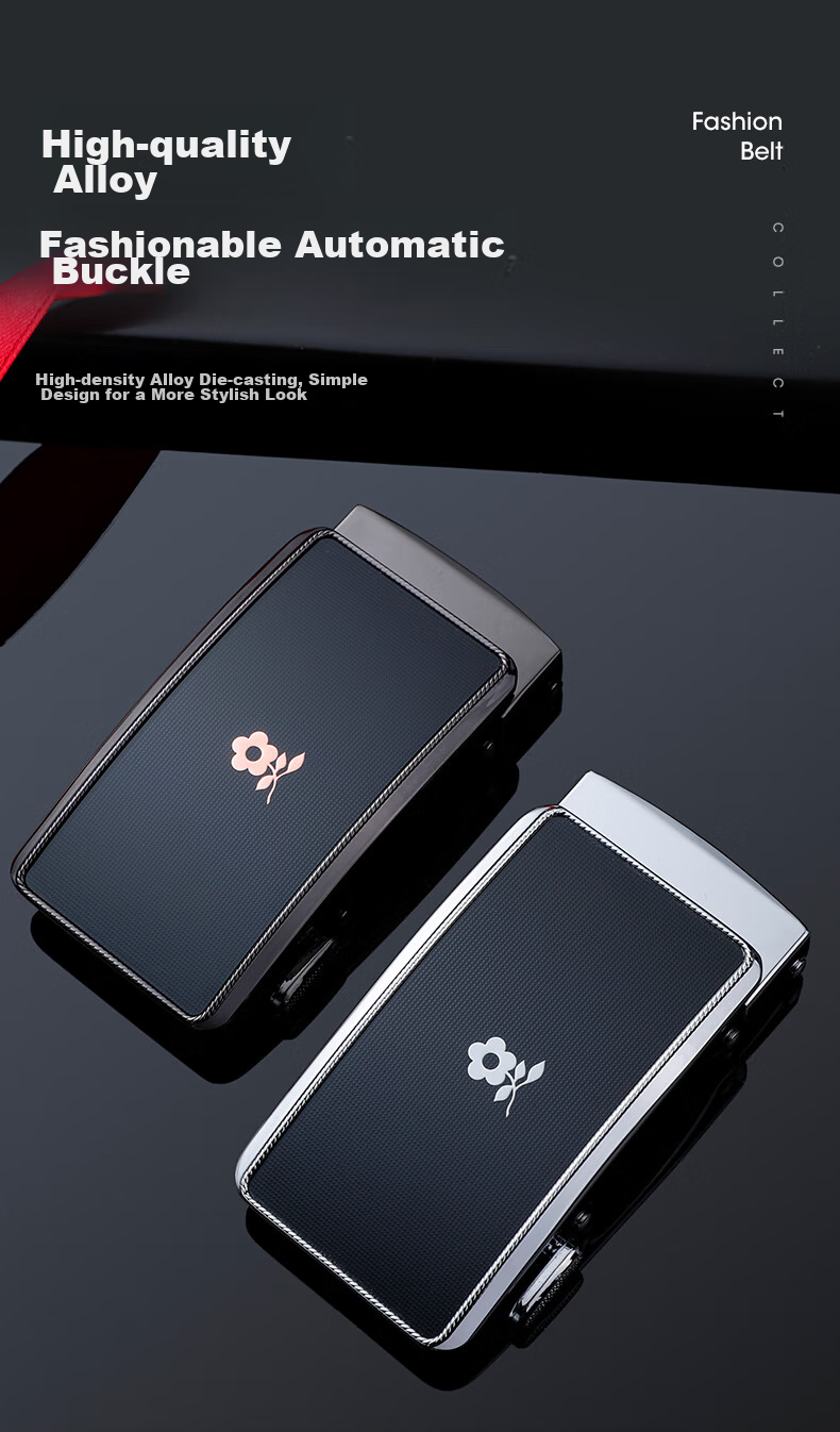 MONTAGUT Men's Belt Buckle, Single Belt Buckle, Automatic Buckle, Belt Clip, Father's Day Birthday Gift 1
