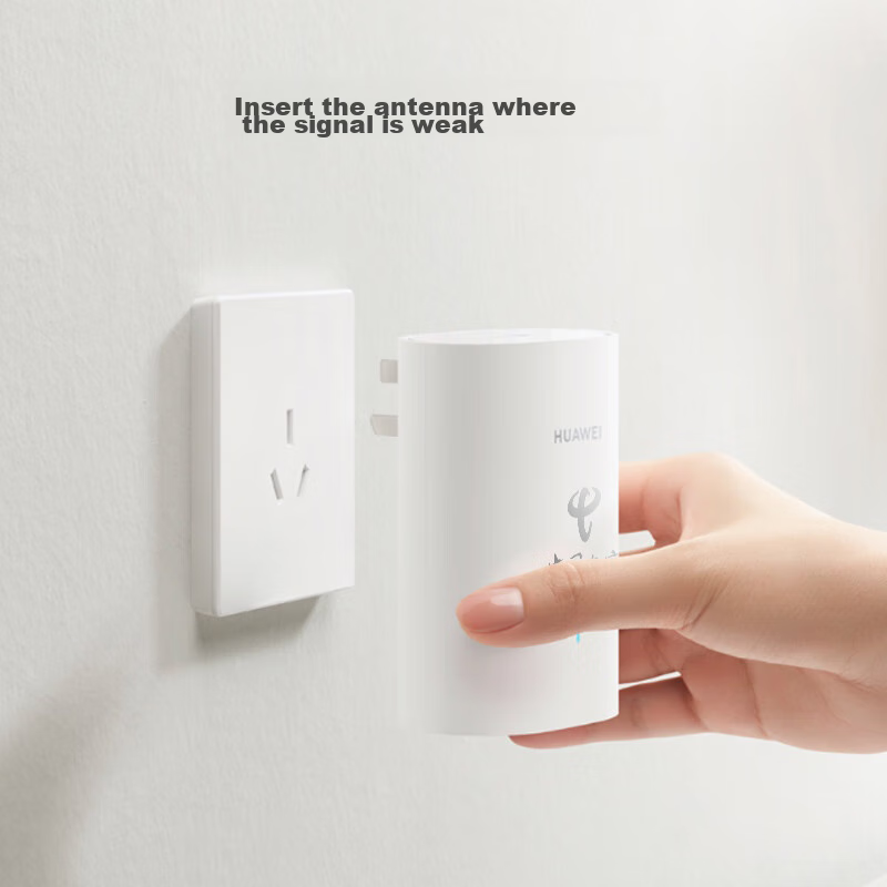 HUAWEI Q6 Telecom Version Lingxiao Parent-Child Router, WiFi 6+, Gigabit Port, 5G Home And Enterprise Villa-Grade Wireless Powerline Mesh E6 Parent-Child Set, All-Network Compatible