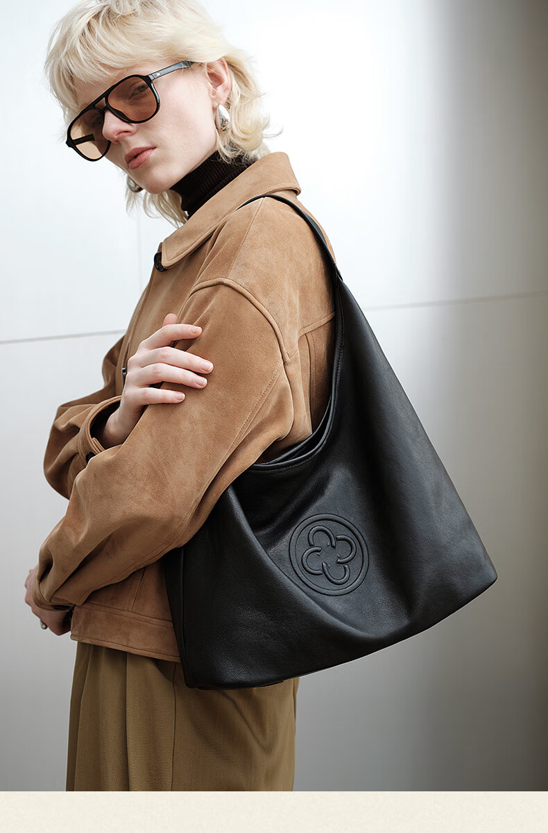 CASSILE [Celebrity Style] Cassile Tote Bag for Women, Vegetable-Tanned Sheepskin Large Capacity Hobo Bag, Birthday Gift 20