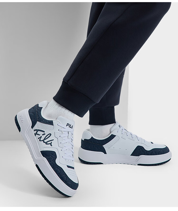 FILA Official [Yi Yangqianxi Edition] Men's Retro Square Casual Sneakers 38