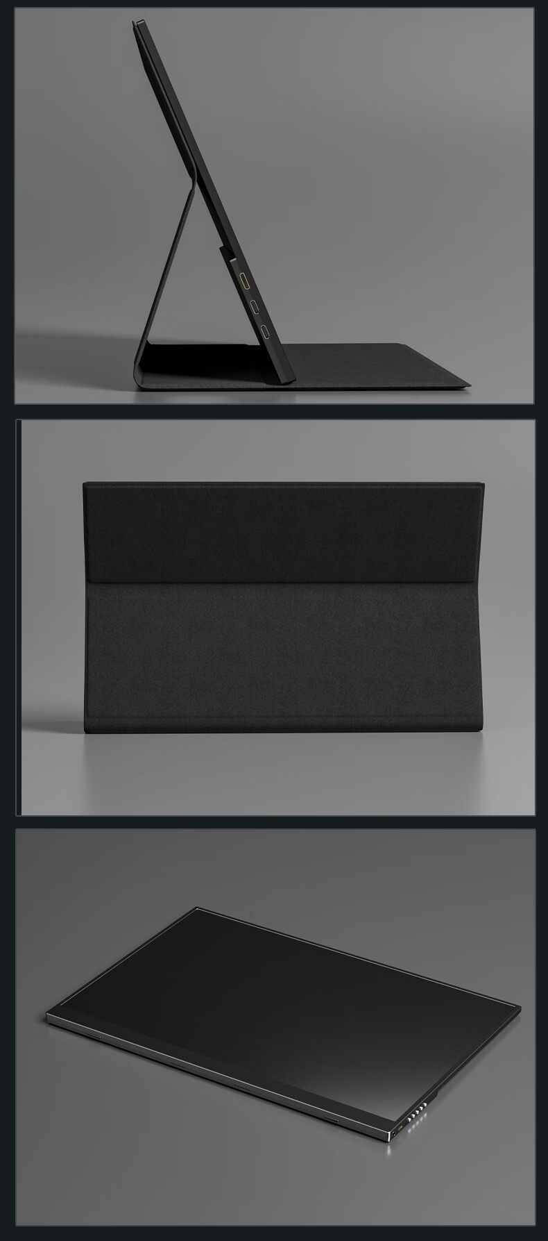 Eimio Portable Monitor [2.5K 144Hz], Wide Color Gamut, 16:10 Aspect Ratio, High Screen-to-Body Ratio, Computer Laptop Switch/PS5 Expansion Screen, M18G 9