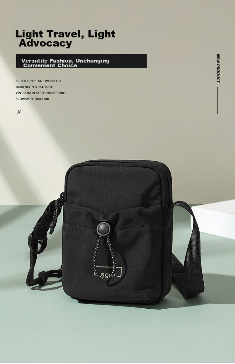 GOLF Shoulder Bag for Men And Women, Casual Crossbody Bag, Water-Resistant Phone Pouch, Lightweight Versatile Outdoor Sports Messenger Bag 1