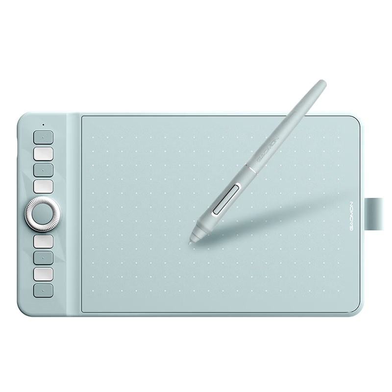 Gaoman (GAOMON) Bluetooth Wireless Drawing Tablet, Short-Range Passive Pen, Fresh Green Color, New 16K Pressure-Sensitive Digital Tablet, Compatible with Mobile Phones WH851