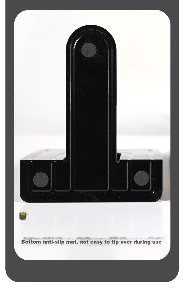 TANGO (16cm) Arc L-Shaped Metal Desktop Bookend Storage Rack, Bookshelf Organizer for Office And Study, Essential Back-To Supplies for Office And School Use, Black 8
