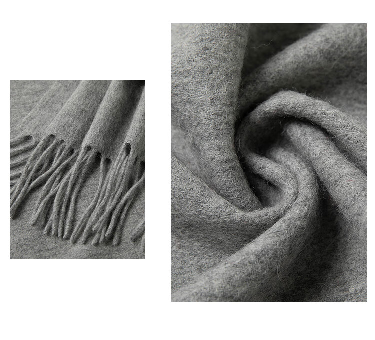 Shanghaigushi 100% Wool Scarf Gift Box, Winter Warmth, Embroidered Neckwear for Men And Women, Birthday Gift for Mom Or Teacher, National Day Present 38