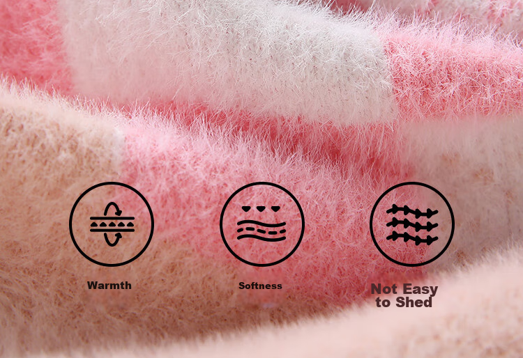 DISNEY Children's Clothing, Girls' Round Neck Sweater, Fashionable Gradient Mesh Warm Top, Winter 2023, DB341HE09, Pink, Size 120 6