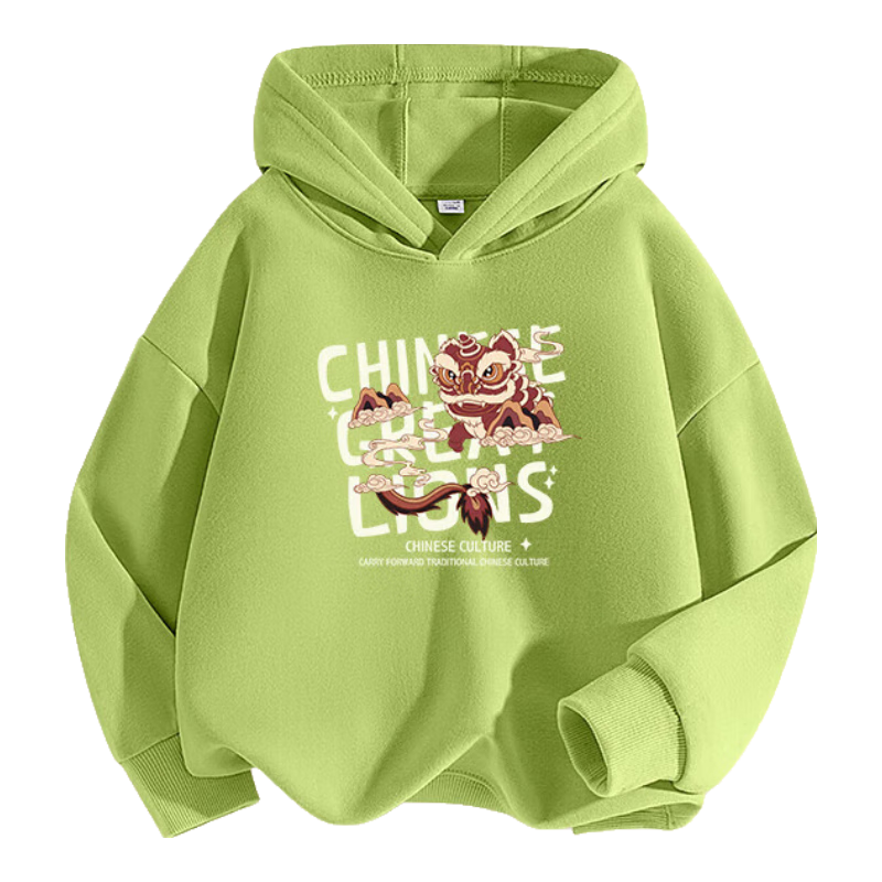 Jeanswest Children's Sweatshirt, 2025 Autumn Boys' Sports Top, Big Kids' National Trend Hooded Clothing, Boys' Pullover