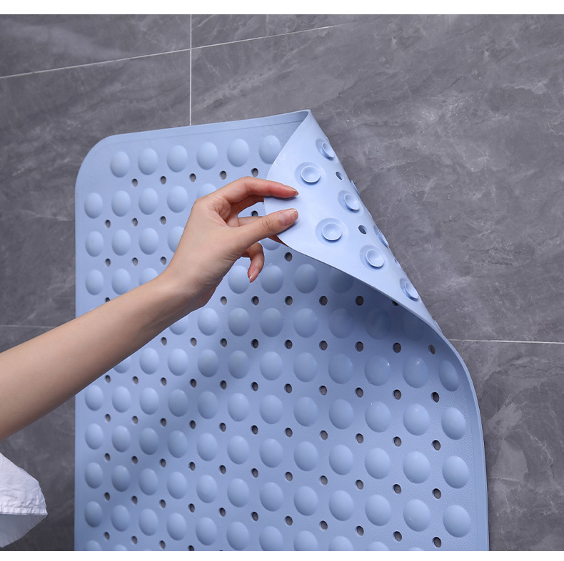 Yagao Bathroom Non-Slip Mat, Bathroom Anti-Slip Floor Mat, Toilet PVC Shower Mat with Suction Cups, 40*100 6