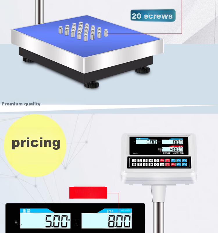Demin High-Precision Electronic Scale for Commercial And Industrial Use, Counting And Pricing, Suitable for Express Delivery, Street Vending, And Floor-Standing Platforms, Weighing up to 100kg 7