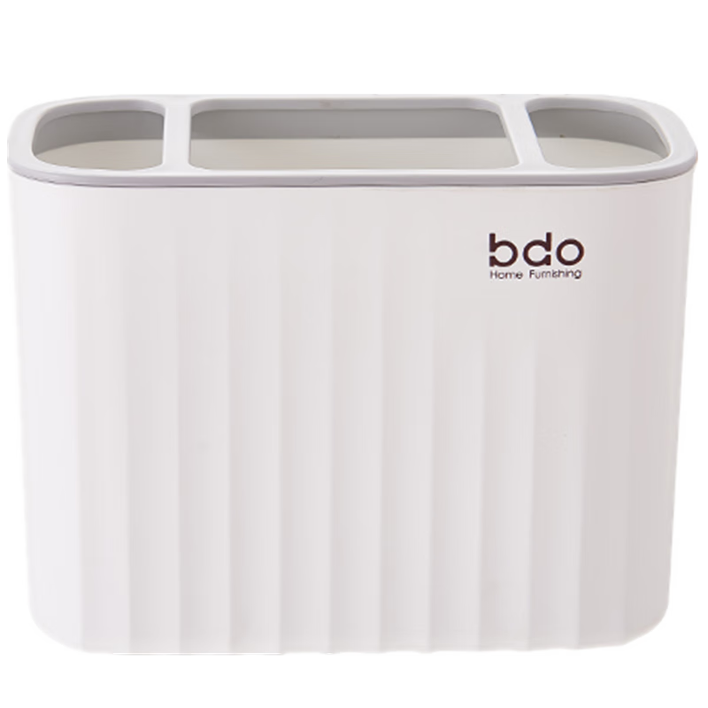 BDO Toothbrush Holder, Comb Storage Box, Washbasin Organizer Rack, Mouthwash Cup, Toothbrush Cup Storage