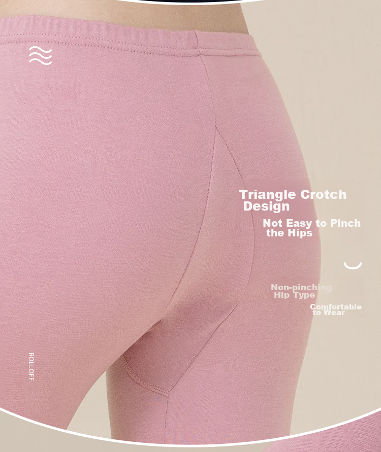 Hodo Men's Pure Cotton Thermal Underwear, Comfortable Soft Elastic Breathable Single Autumn Pants, Dark Heather Gray 10