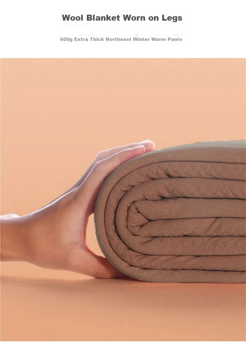 LangSha Women's Leggings, Extra Thick Wool Pants from Northeast China, Autumn And Winter Wear, Fleece-Lined, Cold-Resistant, One-Piece Thermal Pants, High-Waisted, Slimming Cotton Pants 12
