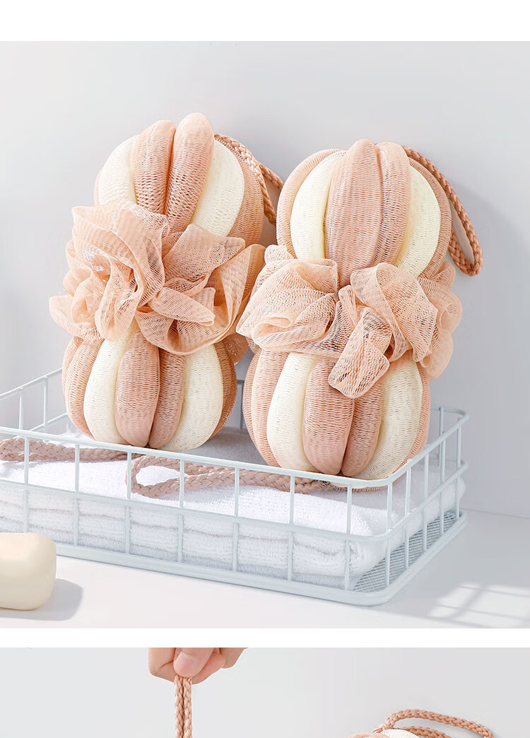 Creative Art Bath Scrubber Loofah [2-Pack], Bath Bar, Back Scrubber, Long Strip, Men's Shower Sponge, Exfoliating Tool 11