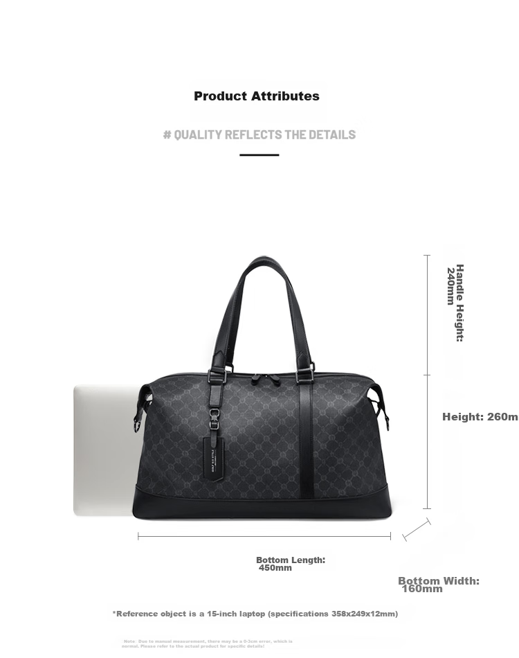GOLF Travel Bag, Men's Handbag, Business Trip Luggage Bag, Gym Bag, Wet And Dry Separation Travel Bag, Shoulder Crossbody Bag 17