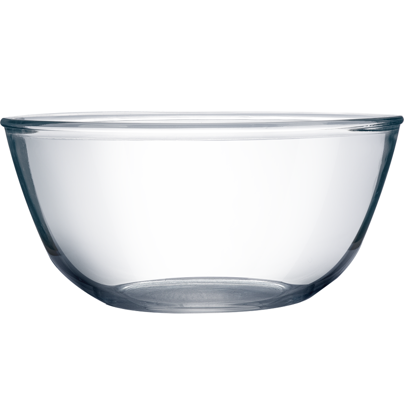 Newair Large Glass Mixing Bowl for Kitchen, Thick Kneading Bowl, Heat-Resistant Dough Bowl, Transparent Bowl for Home Use And Cooking