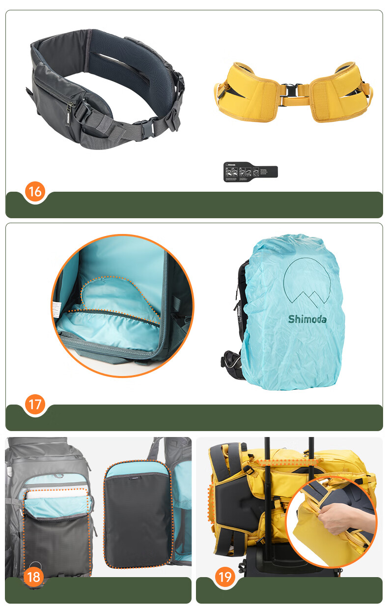 Shimoda Photography Bag, Professional Outdoor Camera Bag, Lightweight Travel DSLR Bag, Tenmoku Tadashita Yidong Action X50v2 Medium-Sized DSLR Inner Liner Set, Army Green, 520-140 12