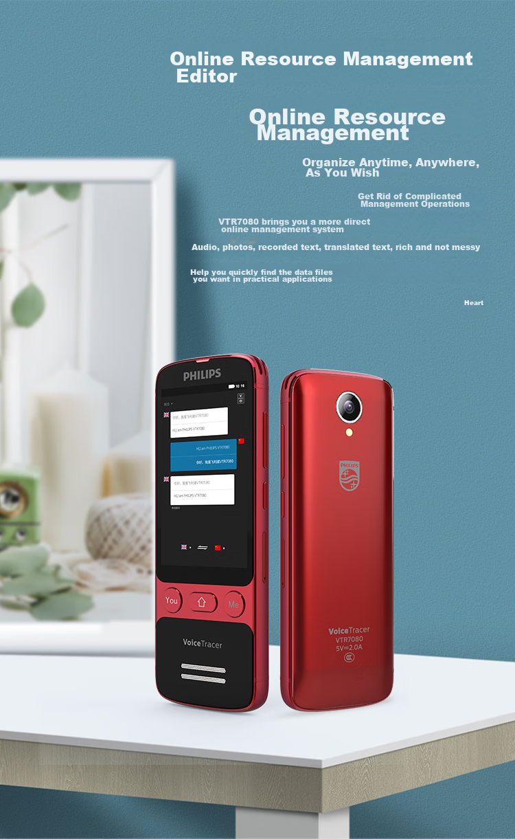 PHILIPS Real-Time Interpretation Device, Multilingual Translator, Portable Offline Translation Pen for Travel Abroad, Voice And Photo Smart Translator, Oral Real-Time Interpretation Equipment 14