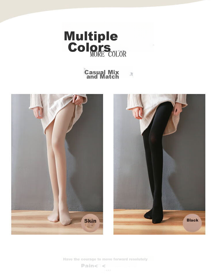 Nanjiren [Shinny Leg Miracle] 2026 Spring New Base Layer Leggings, Slimming Pressure Slimming Pantyhose, 2-Piece Set 11