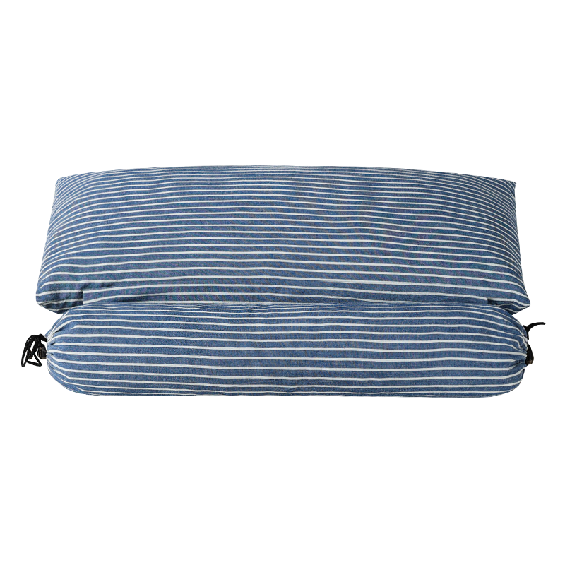 Grace Pure Cotton Classic Buckwheat Pillow, 100% Buckwheat Hull Filling, Breathable, Height Adjustable, Combination Floral Pillow Core