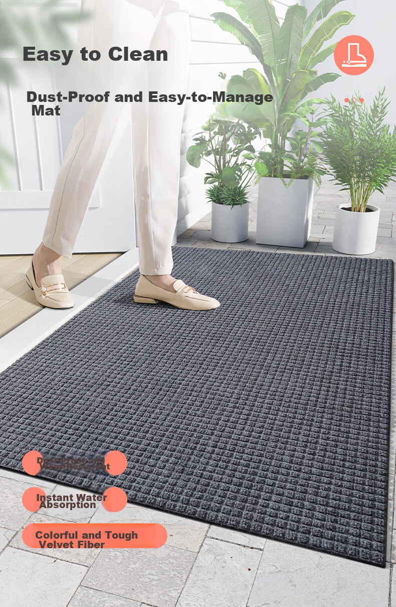 Dajiang Entrance Mat, Commercial Use for Tea Room, Cuttable And Customizable, Outdoor Doormat, 60x90cm 5