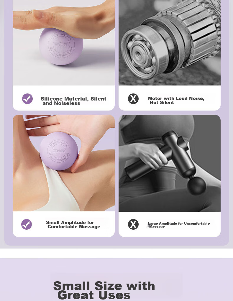 XUEXIMAN Fascia Ball, Foot Massage Ball, Neck Membrane Ball, Foot Muscle Professional Relaxation Yoga Arch Back Fascia Massage Device 3