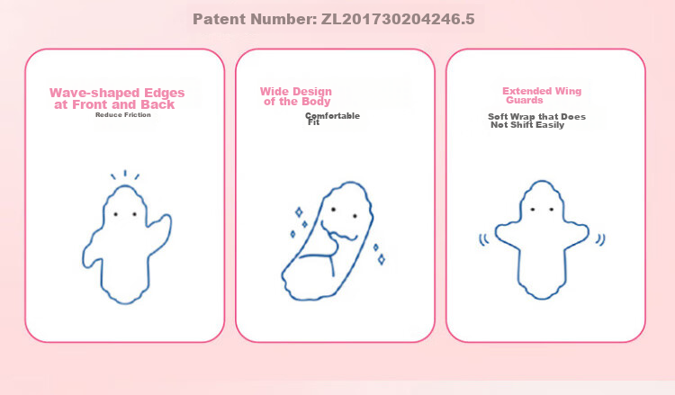 Elis King Daily Sanitary Napkin Combo 72pcs Cotton Soft Thin Breathable Pads JD Self-operated 8