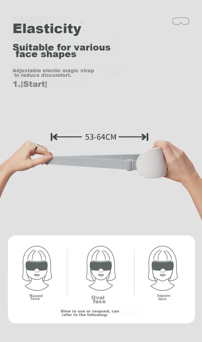 Manyue Q7 Eye Massager, Steam Atomization Eye Care Device for Adults, Eye Massage Mask, Birthday Gift 16