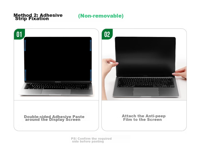 UGREEN Anti-Peeping Screen Protector for Laptop And Monitor, Removable Privacy Filter, Compatible with Apple Macbook, Huawei, Xiaomi, HP, ASUS, Dell, 14-Inch 16:9 13