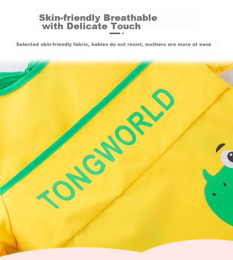 9I9 Baby Eating Smock, Summer Sleeveless Waterproof And Stain-Resistant, Infant And Child Bib, Painting Smock Apron A406 Shark 6
