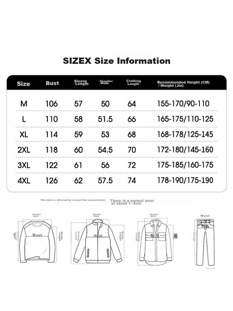 Huili Men's Sweatshirt, Round Neck Long Sleeve T-Shirt, Printed Fleece-Lined Warm Undershirt, Spring Autumn Winter Top Outerwear Men's Clothing 4