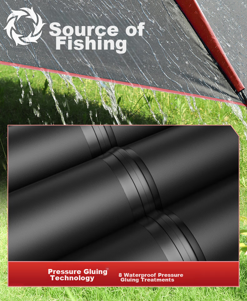 Yuzhiyuan Fishing Umbrella, Rain-Proof And Sun-Shading Umbrella, Multi-Directional Folding Outdoor Fishing Tackle, UV Protection, Windproof, with Umbrella Stand 7