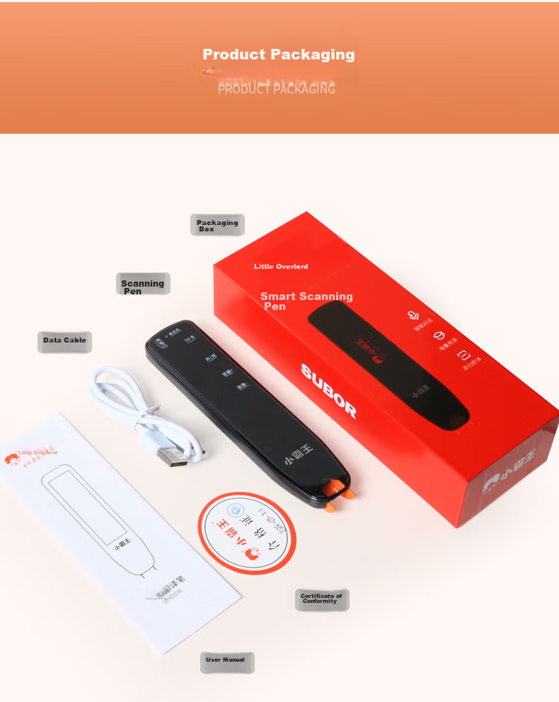 Xiaobawang SD04 Dictionary Pen English Translation Reading Pen for Primary, Middle And High School Synchronized Reading Device Compatible with Nationwide Textbooks Portable Learning Machine SD04+128G 15