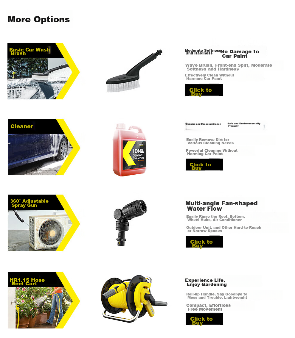 KARCHER German High-Pressure Car Washer K3 Plus HR High-Pressure Water Gun, Cleaning Machine [Classic Model under 1000 Yuan] 29