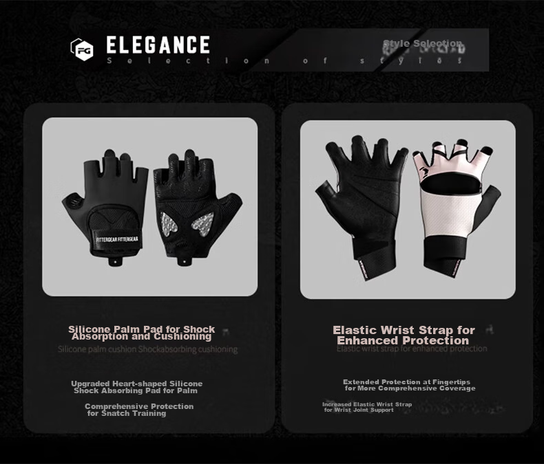 FITTER GEAR Fitness Gloves for Women, Anti-Callus, Specialized for Sports, Pull-Up Bar, Gym Equipment Training, Non-Slip, Gray, Size S 1