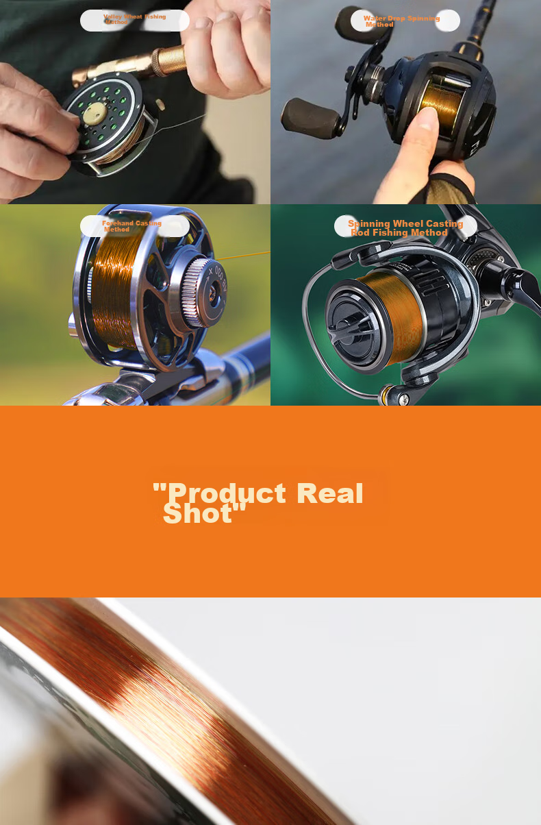 SIMAGO Ximan Duogumai Fishing Line Main Line for Bait Fishing And Wild Fishing, Pre-Tied Strong Pulling Force Nylon Line Longkun 200 Meters 1.2 Size 13
