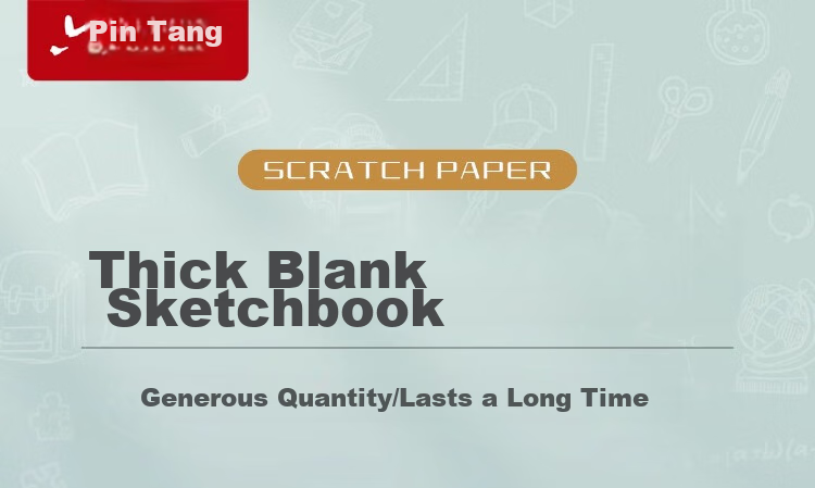 Liupintang Thick Draft Paper Wholesale Cheap Blank Notebook for Postgraduate Exam Preparation, Elementary School Students, High School And College Students' Math Practice Paper, Calculation Paper, Aligned Scratch Paper, White Paper 1