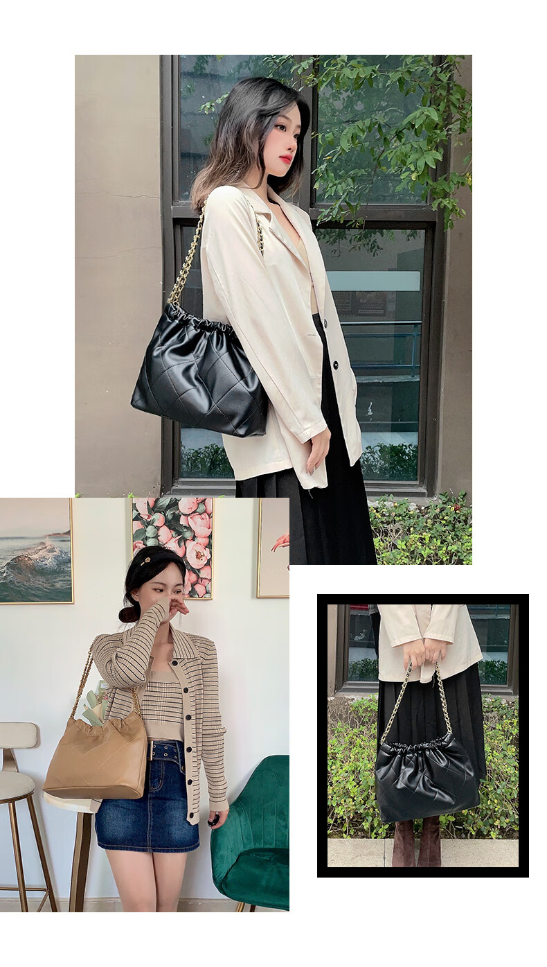CASSILE Women's Handbag Tote Bag Versatile Large Capacity Light Luxury Travel Bag Shoulder Bag 520 Gift 11