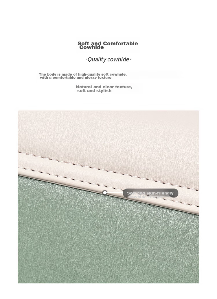 Aokang Women's Handbag, 2026 New Trendy Cowhide Small Square Bag, Light Luxury Crossbody Shoulder Bag, Birthday Mother's Day Gift for Girlfriend Or Wife 5