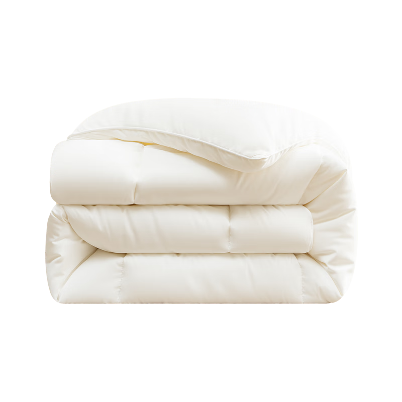 JD Original White Comforter, 100% Virgin Fiber Class A Brushed Warm Spring And Autumn Quilt, All-Season Comforter Filling, 4.6 Jin, 2x2.3m