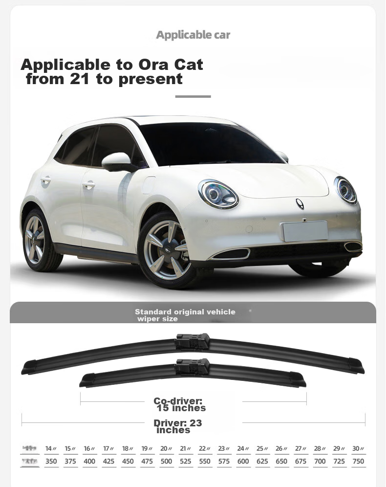 Meisim Great Wall Oula Haomao 21-24/Haomao GT (21-24), Windshield Wipers, Original Factory Wiper Blades 3