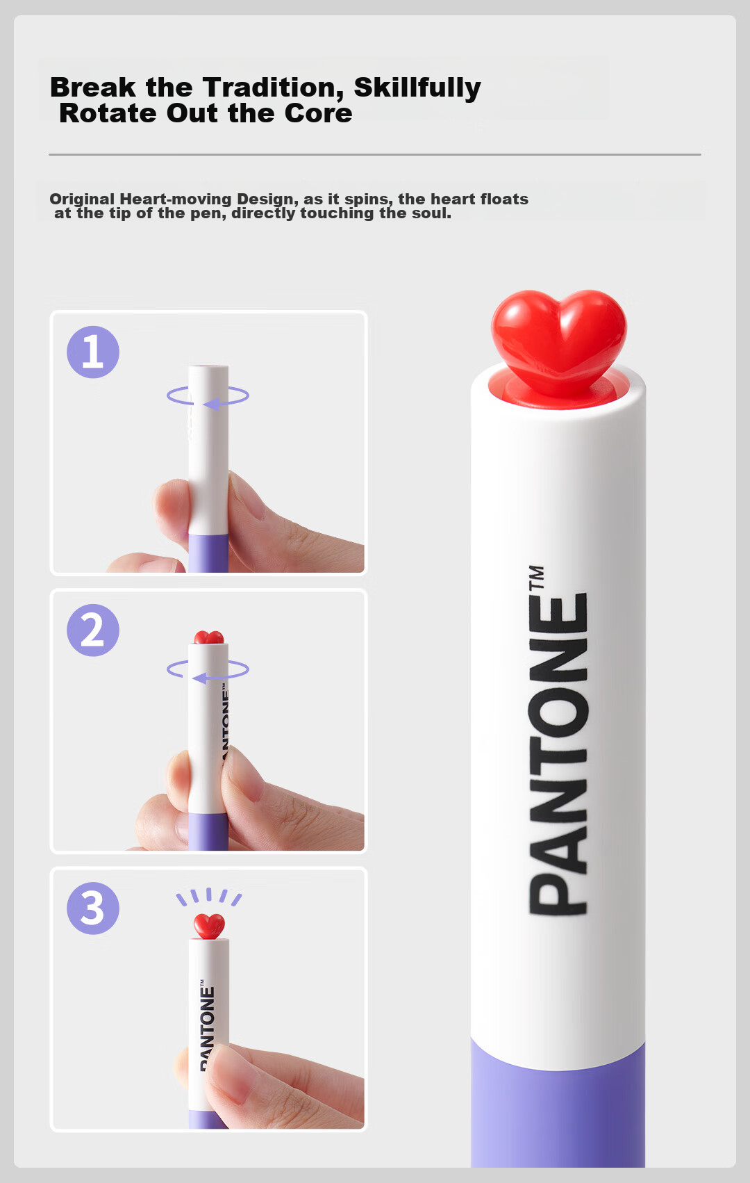KACO X PANTONE Collaboration, Pantone 0.5mm Gel Pen, Stylish Signature Pen, Quick-Drying Ballpoint Pen, Black Ink Pen, Carbon Pen, Student Exam Pen (2002), 2-Pack 6
