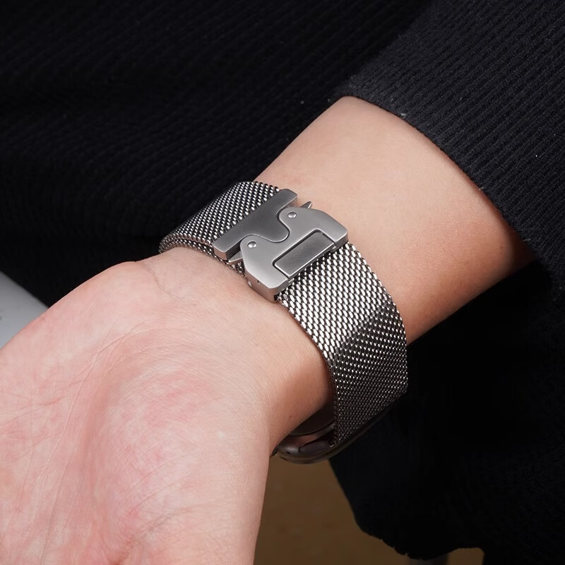 Biaodai Brother Apple Watch Ultra 3 Band Pure Titanium Metal Apple Watch Ultra 2 Silicone SE3 Titanium iWatch S11/10/9/8/7 Magnetic Titanium Wristband 16