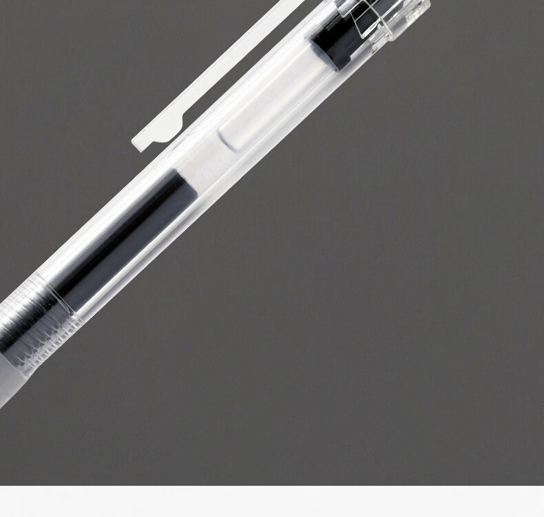 [Back to School Essential] KACO Stationery 0.5mm Black Gel Pen, Retractable Pen, Classic Bullet Tip Signing Pen, Office Writing Pen, 10 Pens/Box, K11 6